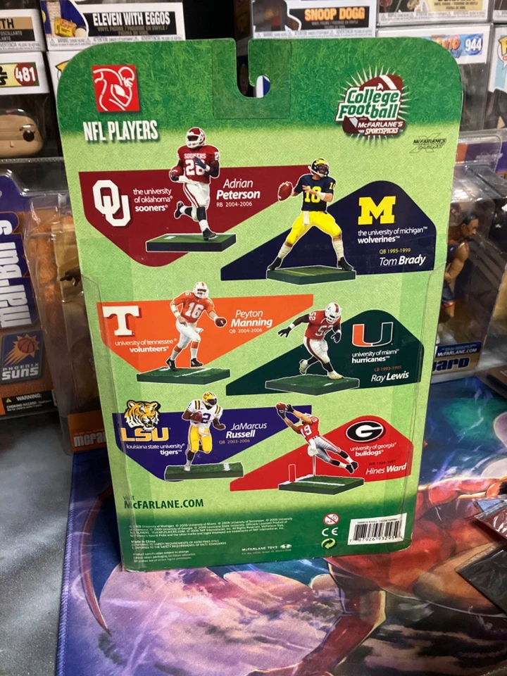 JaMarcus Russell LSU Tigers Mcfarlane NCAA Series 1 Figure - Image 2 of 2