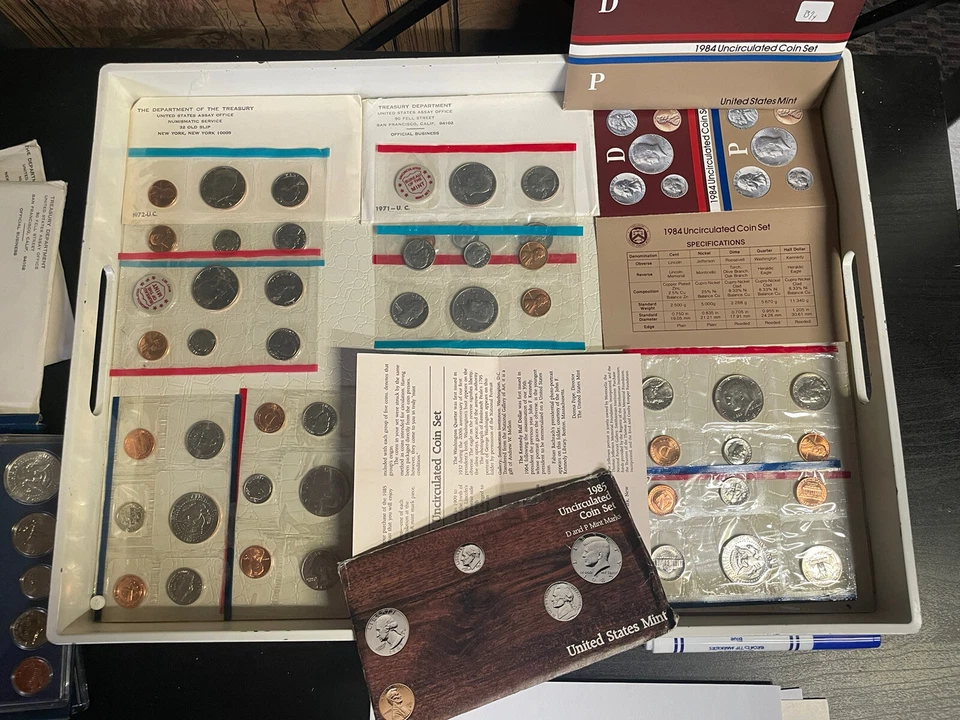 F5 20th C Close out 5 Full Mint Set Lot & Silver Bonus below US Govt issue cost - Image 2 of 4