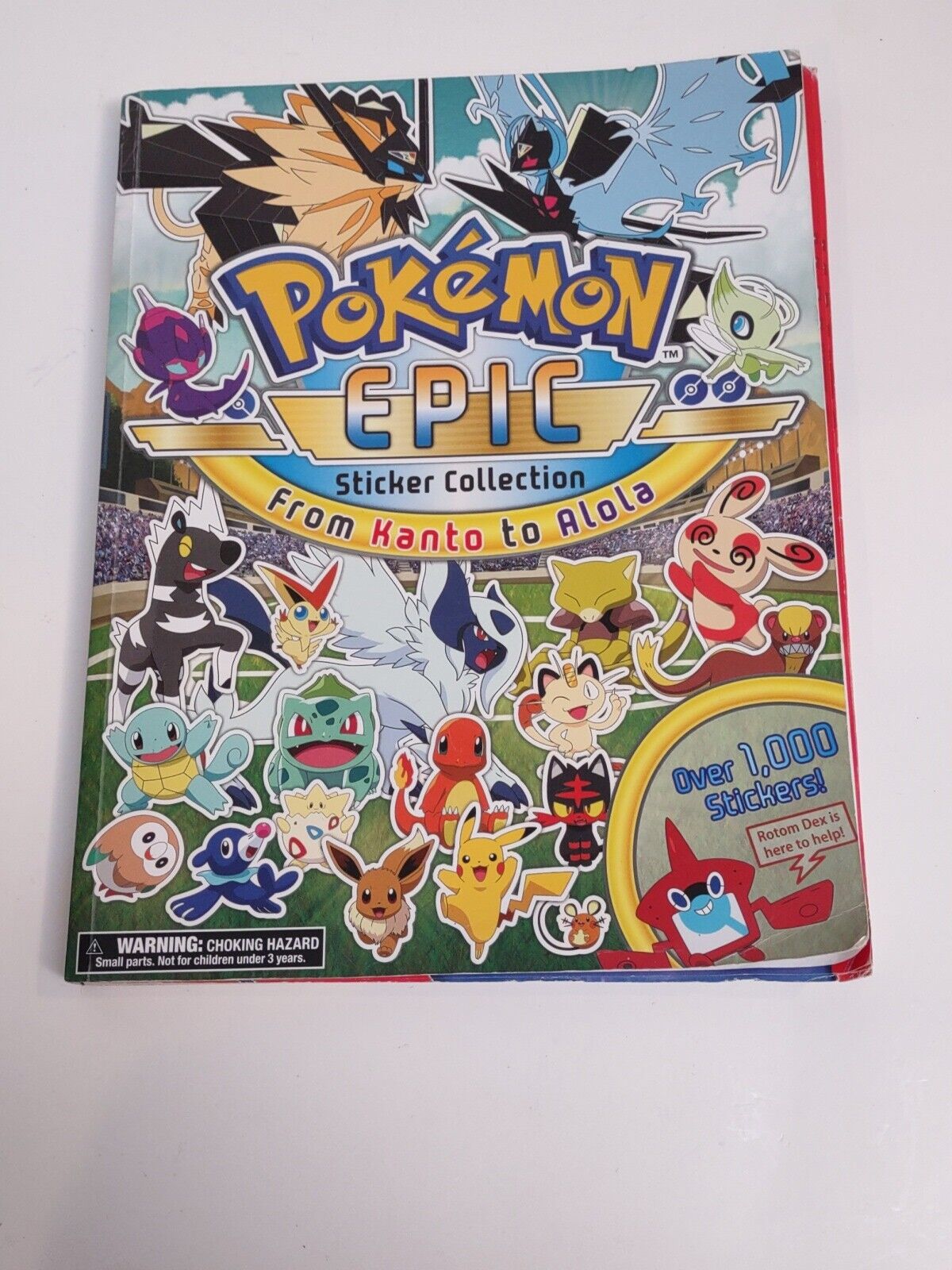 Pokï¿½mon Epic Sticker Collection: From Kanto to Alola by Pikachu Press,  Paperback