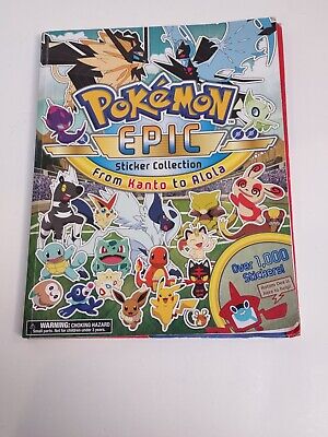 Pokï¿½mon Epic Sticker Collection: From Kanto to Alola by Pikachu Press,  Paperback