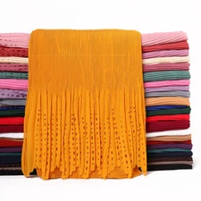 Crumpled Shawls Head Wraps Chiffon Scarf Muslim Turban Pleated Hijabs Scarves