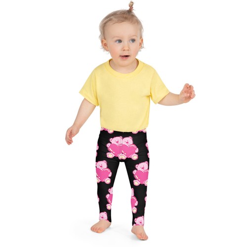 Kid's Leggings pink bear kid's clothing leggings - Picture 2 of 30