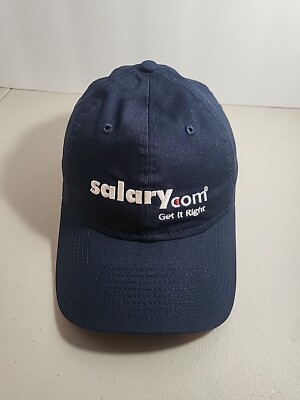Salary dot com Get It Right blue cotton New Era  hat