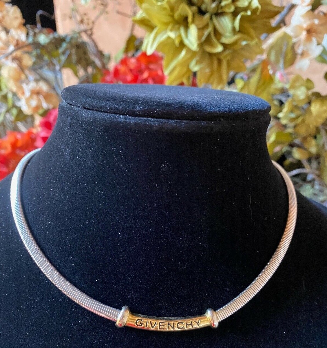 Vintage Givenchy Two Tone Necklace | eBay
