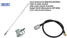 Hotspot 868MHz LoRa Helium Miner Omni Fiberglass Aerial Antenna BOBCAT RAK NEBRA