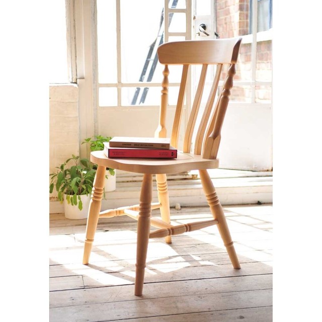 Pair Of Dorchester Kitchen Chair Classic Pine Fully Assembled