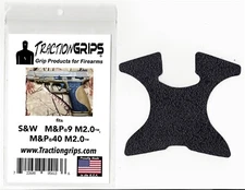 Tractiongrips  rubber grip tape overlay for S&W M&P 9 M2.0, M&P 40 M2.0