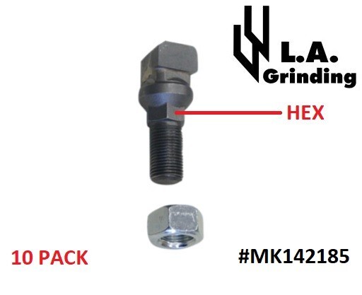 BANDIT STUMP GRINDER TEETH OEM# 900-9912-22 *10 PACK* *WITH NUT