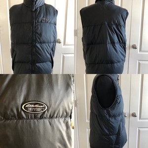 eddie bauer mens puffer vest