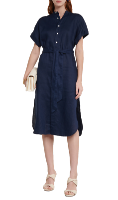 polo ralph lauren linen shirt dress Linen Short-Sleeve Shirt dress