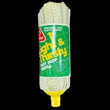 O Cedar Light & Thirsty Cloth Wet Mop Refill New Sealed 1986 Vintage