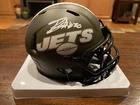 Breece Hall Autographed New York Jets Salute to Service Mini Helmet Fanatics
