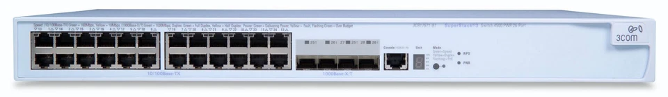 3Com Superstack Switch 4500 24 Port Network Switch / 3CR17561-91 - Image 2 of 4