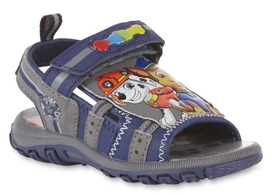 Sandália Toddlers Light-Up T. M. N TURTLEs ou Paw Patrol nova com etiquetas tamanhos asst - Imagem 3 de 4