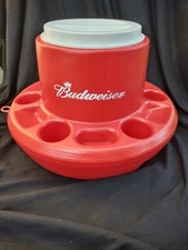 Budweiser "King Of Beers" Floating Pool Cooler Bar ~ Cooltech ~ RARE!!!!      SU