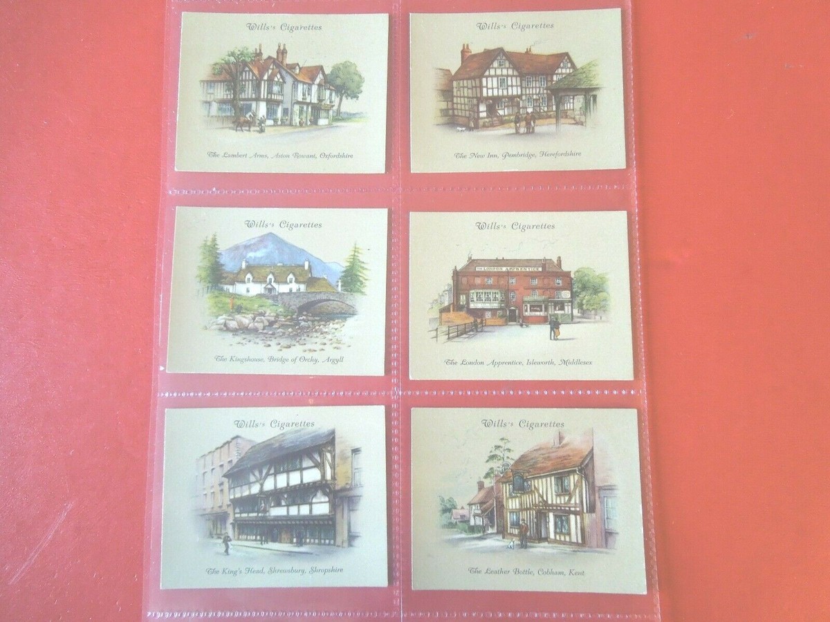 1939 Wills OLD INNS vintage pubs 2nd series set 40 cards Tobacco Cigarette 