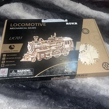 ROKR 350 Piece Locomotive Model 3D Wooden Puzzle Kit