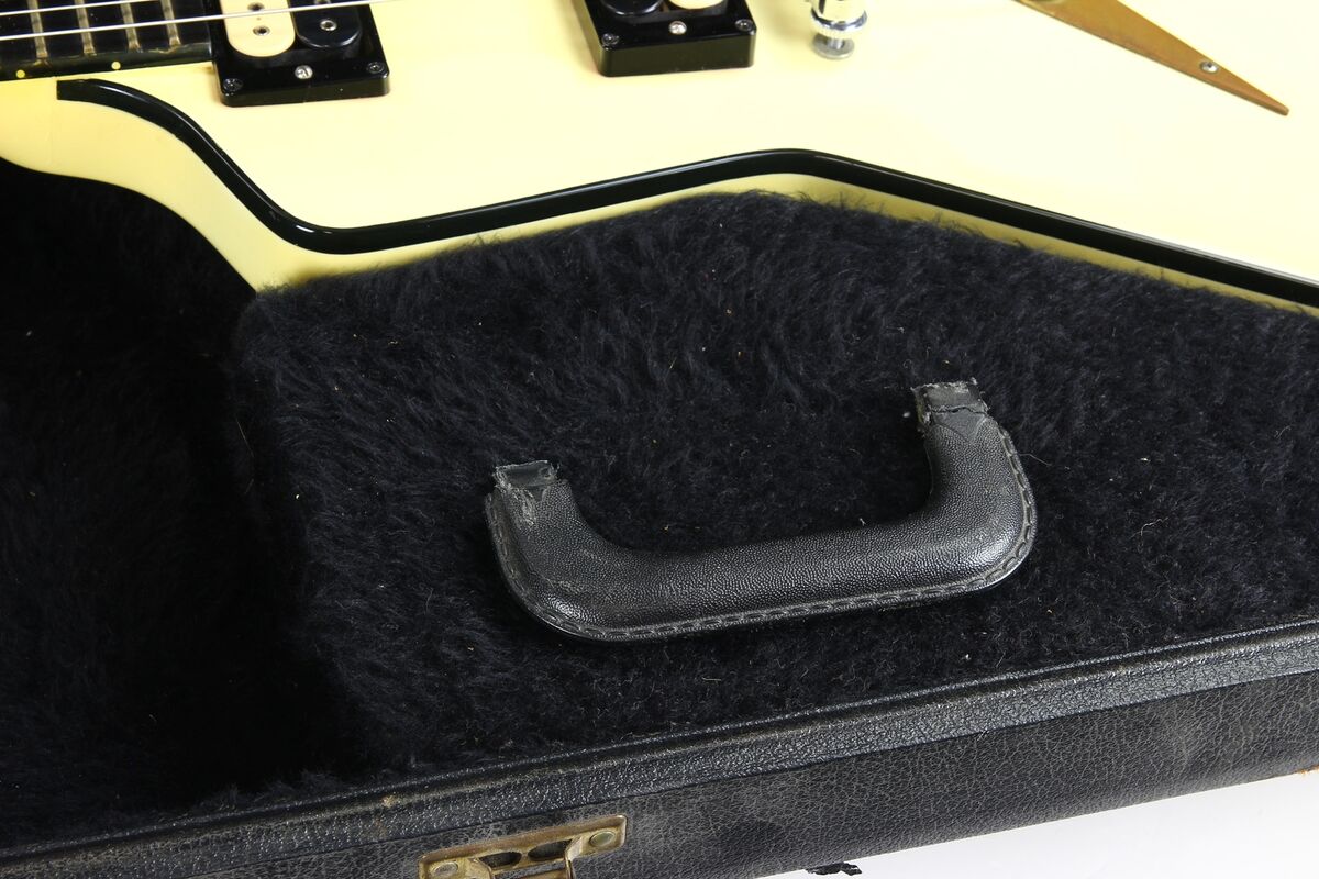 1980 Dean Z USA White Black Binding Standard Bound Explorer 1980 Dean Z USA White Black Binding Standard Bound Explorer