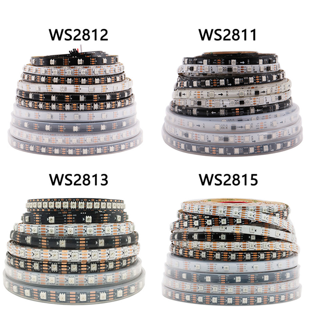 WS2812B WS2811 WS2813 WS2815 5050 RGB LED Strip Addressable 30/60Leds/M  DC5/12V
