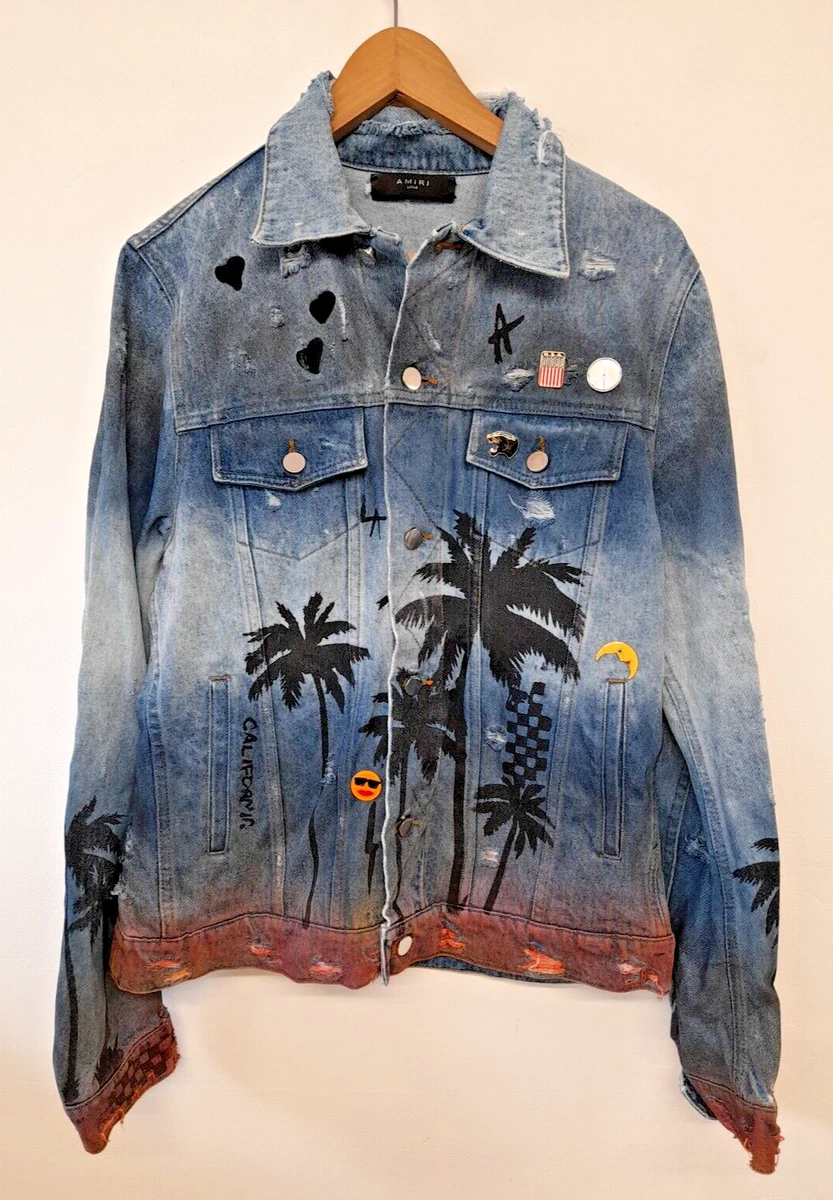 Amiri palm tree deals jeans
