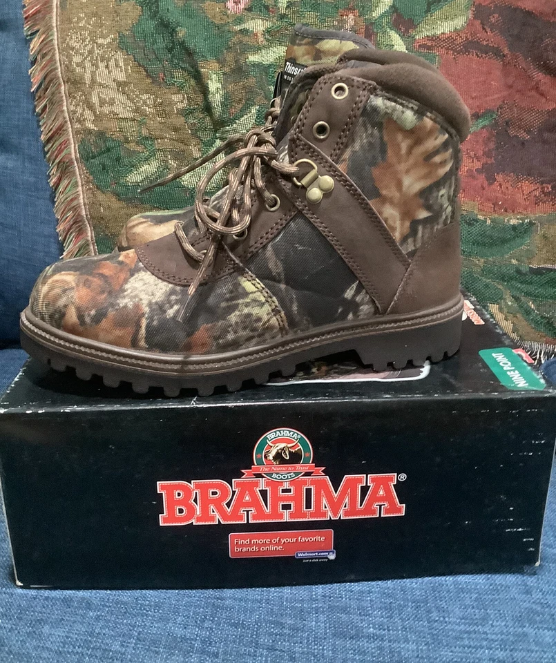 Brahma nine point II camo boots thinsulate insulation size 8 Hunting Weather - Image 3 of 4