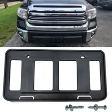 For 2014-2021 Toyota Tundra Front Bumper License Plate Mount Bracket Holder