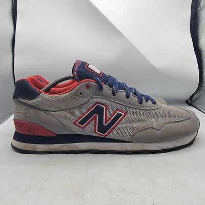 New Balance Mens 12 Gray Red Blue Sneaker Shoes Casual  display picture 2