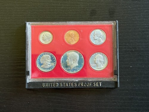 1981-S Proof Set w/Envelope - 1c, 5c, 10c, 25c, 50c, $1 - ME1347 - 第 1/3 張圖片