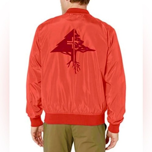 LRG Men’s Research Collection Full Zipper Coral Varsity Jacket Size Small - Picture 2 of 14