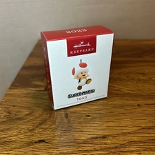 Hallmark 2023 Keepsake Mini Nintendo Super Mario Toad Christmas Ornament New