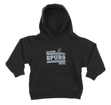 Outerstuff NBA Toddlers San Antonio Spurs Pullover Hoodie, Black