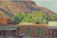 Maynard Dixon Adobe Town 1945 17"x 22" Archival Art Print
