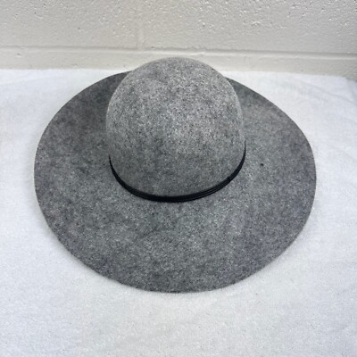 Nordstrom Refined Gray Felted Wool Hat Nordstrom Wool Felted Wide Brim Gray/Grey Fall & Winter Felt  main image 3
