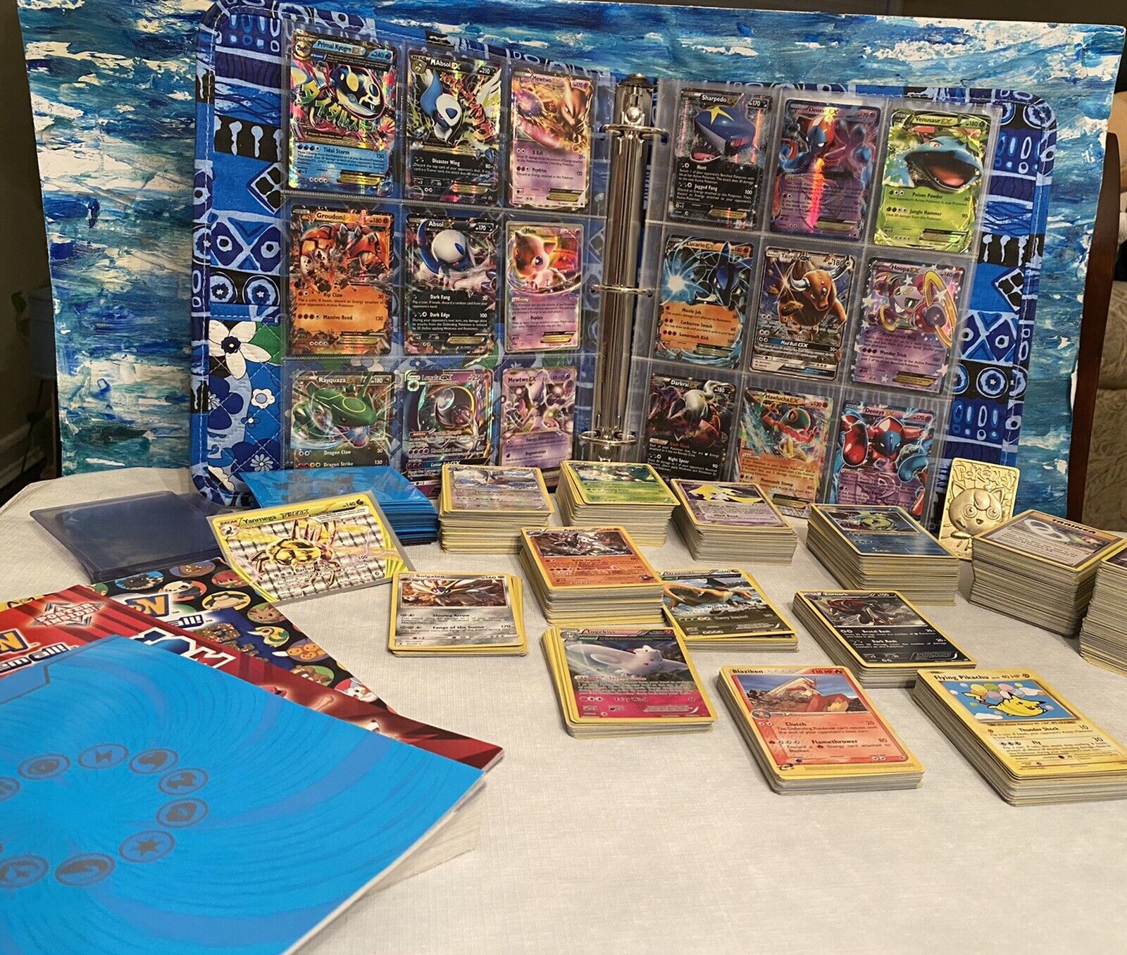 Large Pokemon TCG Mixed Card Lot 450 Cards