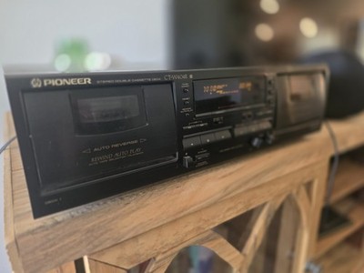 Pioneer CT-W404R Dual Cassette, Auto Reverse, Dolby B & C, HX Pro, Serviced!