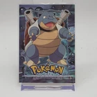 1999 Topps Pokemon Blastoise E9 of 12 Stage 3 Trading Card #09 Blue Vintage