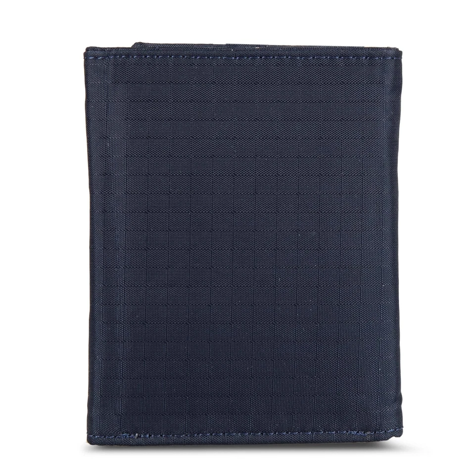 Men Signature Wallet (Available Cotton Canvas or Ripstop Nylon), Trifold-Navy... - Image 2 of 4
