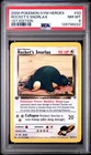 PSA 8 Rocket's Snorlax 33/132 1st Edition Gym Heroes Pokemon