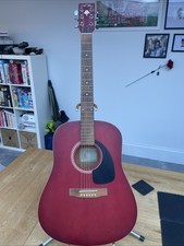 Rare ART & LUTHERIE 1999 Wild Cherry Hand Made Acoustic Guitar Sounds Fabulous