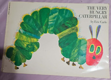 The Very Hungry Caterpillar, Early Edition, Eric Carle, Vintage Kids Book