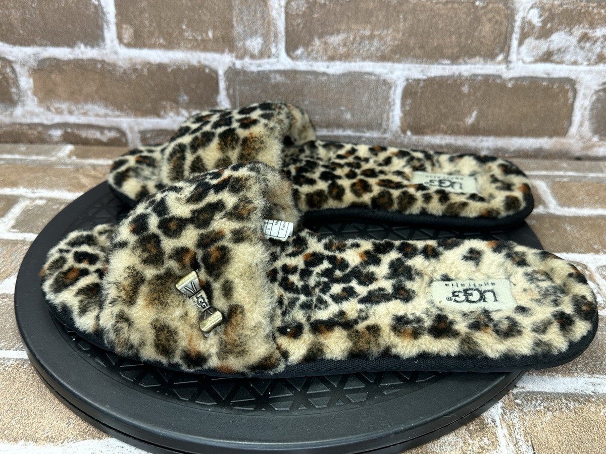 Womens Slippers Leopard Print Slippers Australia Ugg Shoes Ugg