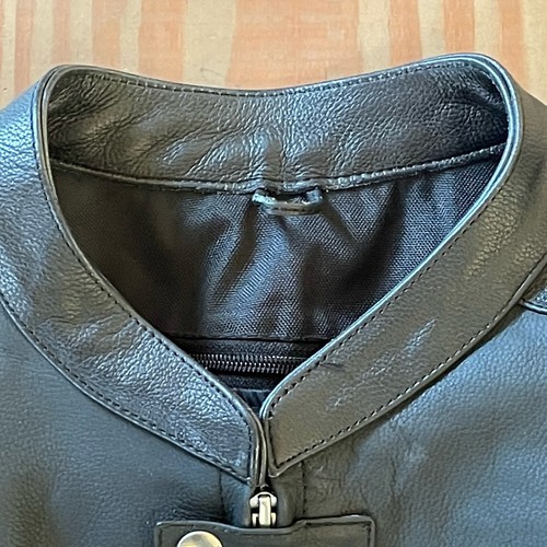 Cortech LNX Black Leather Motorcycle Street Jacket ZipOut Liner Women XL/14 READ - Picture 18 of 24