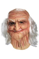 Brand New Male Oldie Granpa Full Face Adult Vinyl Mask