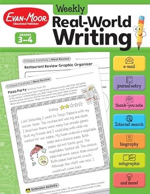 Weekly Real-World Writing, Grades 3-4 Teacher Resource by Evan-Moor ...