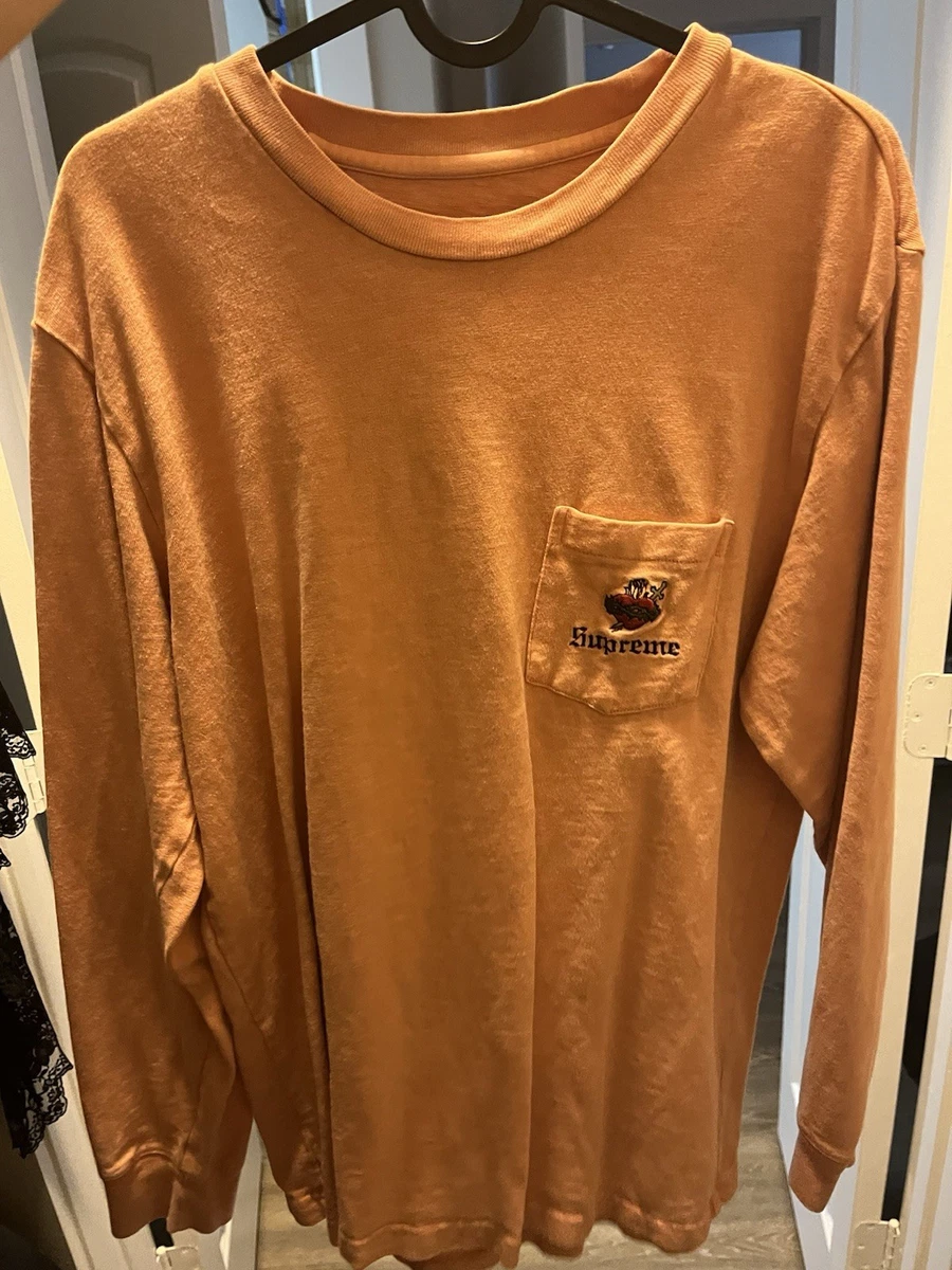 25+ Supreme Long Sleeve Orange Shirts for Men for sale | Updated