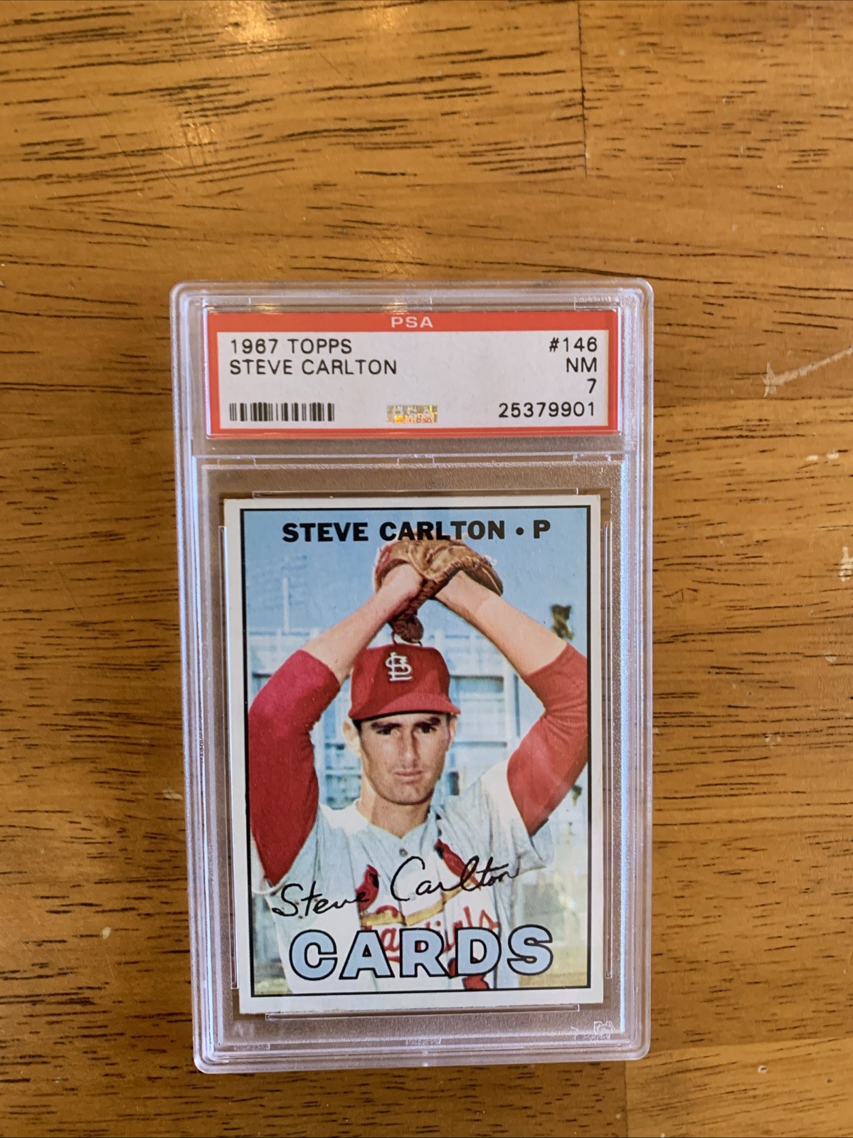 1967 Topps Steve Carlton #146 HOF NrMt PSA7