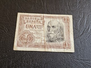 Banknote: Spanien: 1 Peseta: 1953: Nachlass