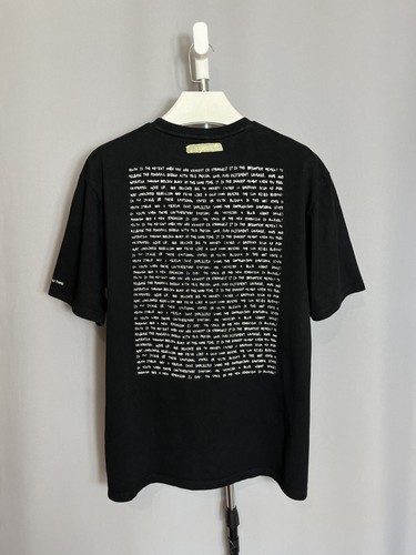 Ader Error Handwriting Logo T-Shirt Mens Black Cotton XL