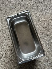 Bac gastro alimentaire inox 32x16x10 avec poignée
