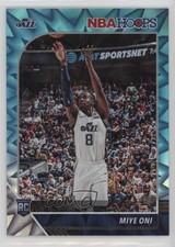 2019-20 Panini NBA Hoops Teal Explosion Miye Oni #257 Rookie RC 0q0m